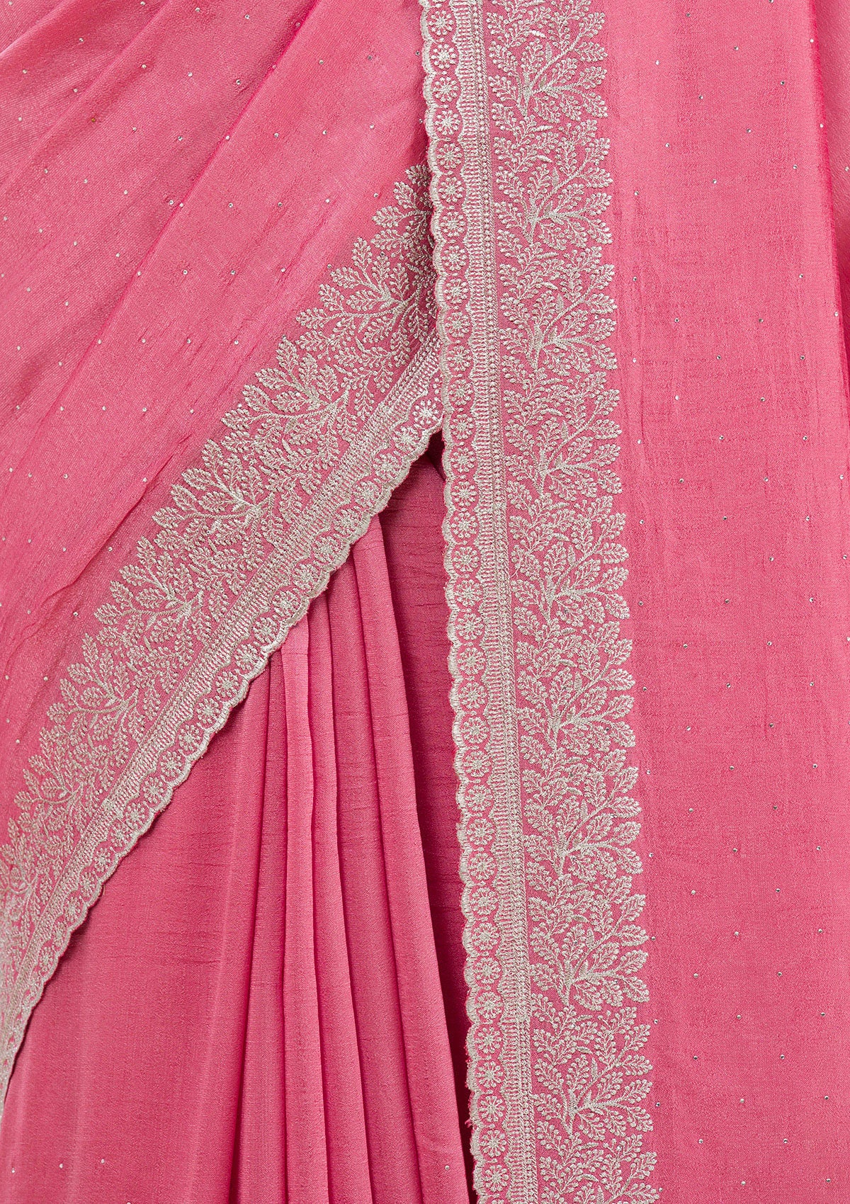 Pink Fancy Silk Saree - Image 4