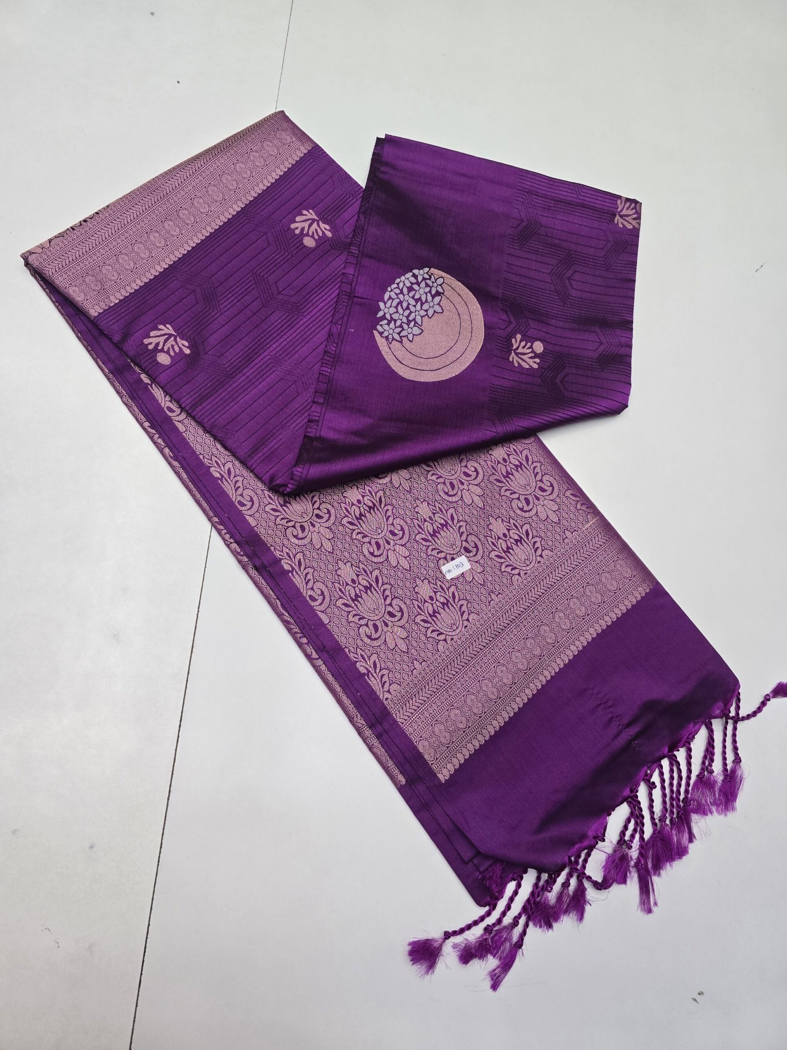 Kanchi Embossed Semi Soft Silk Sarees