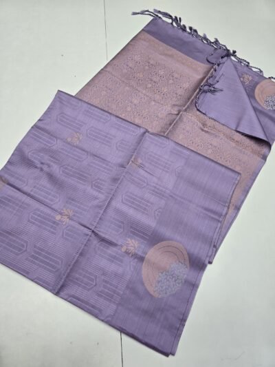 Kanchi Embossed Semi Soft Silk Sarees