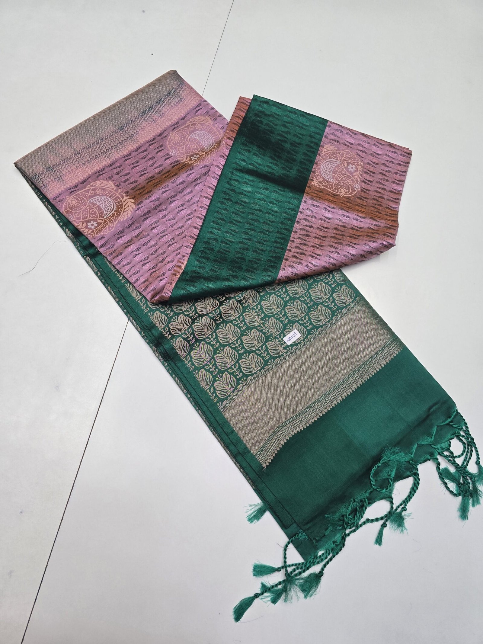 Kanchi Embossed Semi Soft Silk Sarees