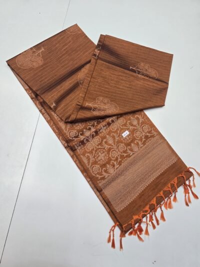 Kanchi Dupion Semi Soft Silk Sarees