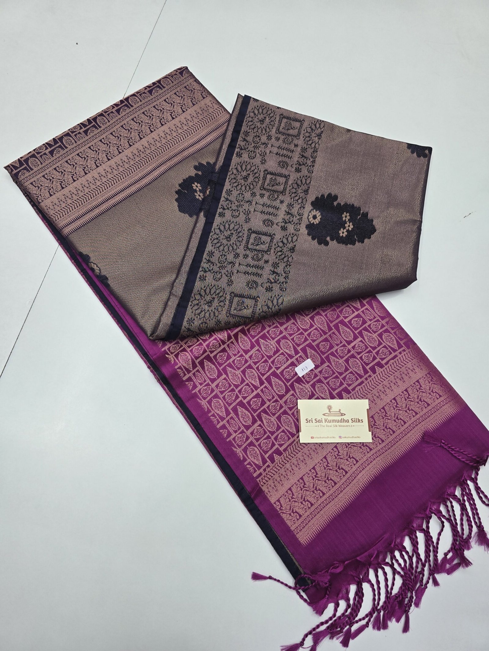 Tissue Kanchi Brocade Semi Soft Silk Sarees