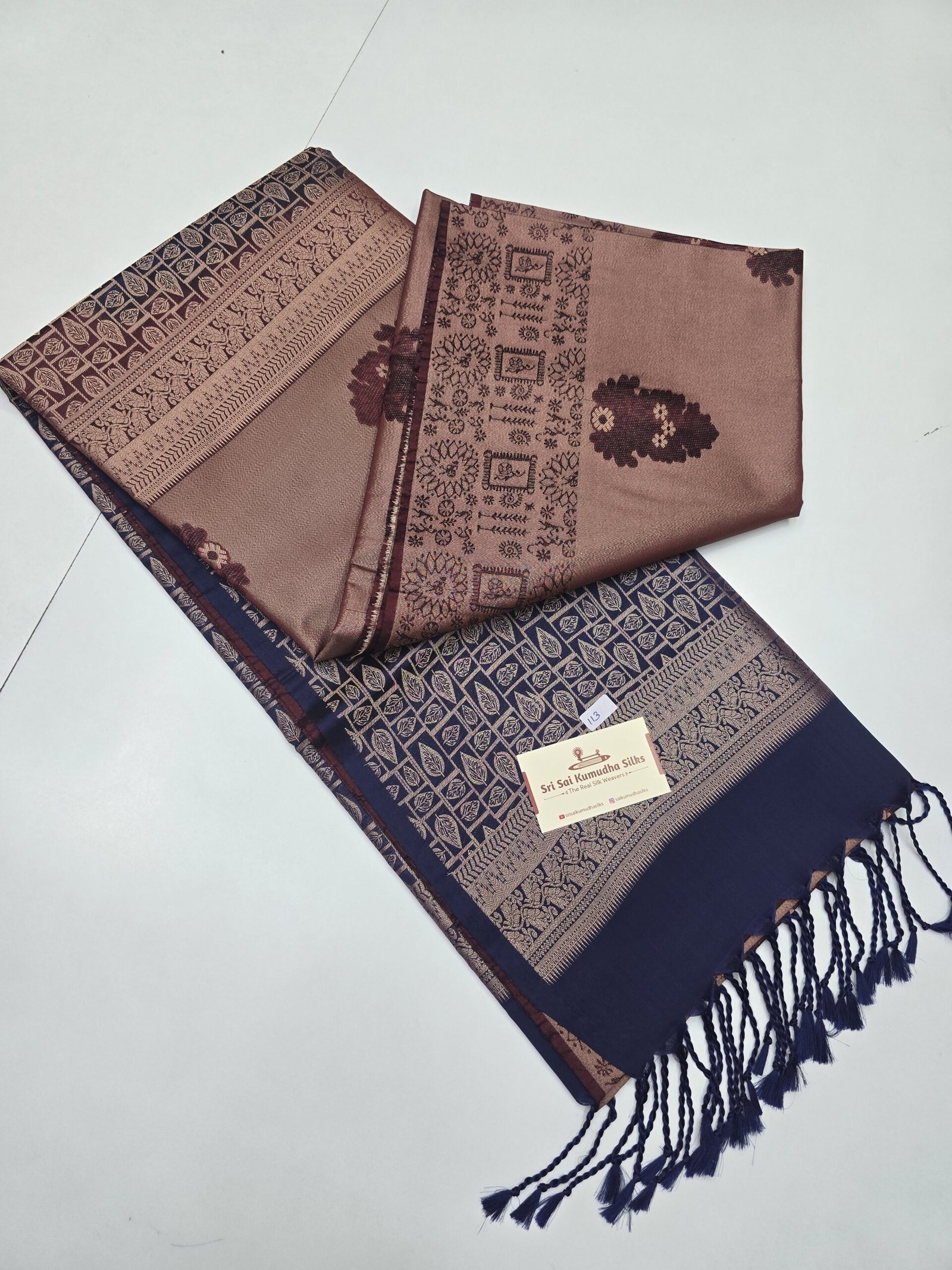 Tissue Kanchi Brocade Semi Soft Silk Sarees