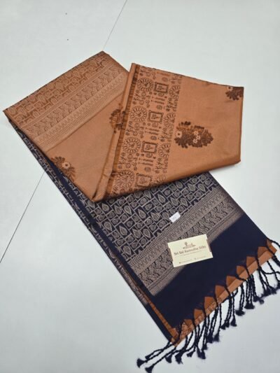 Tissue Kanchi Brocade Semi Soft Silk Sarees
