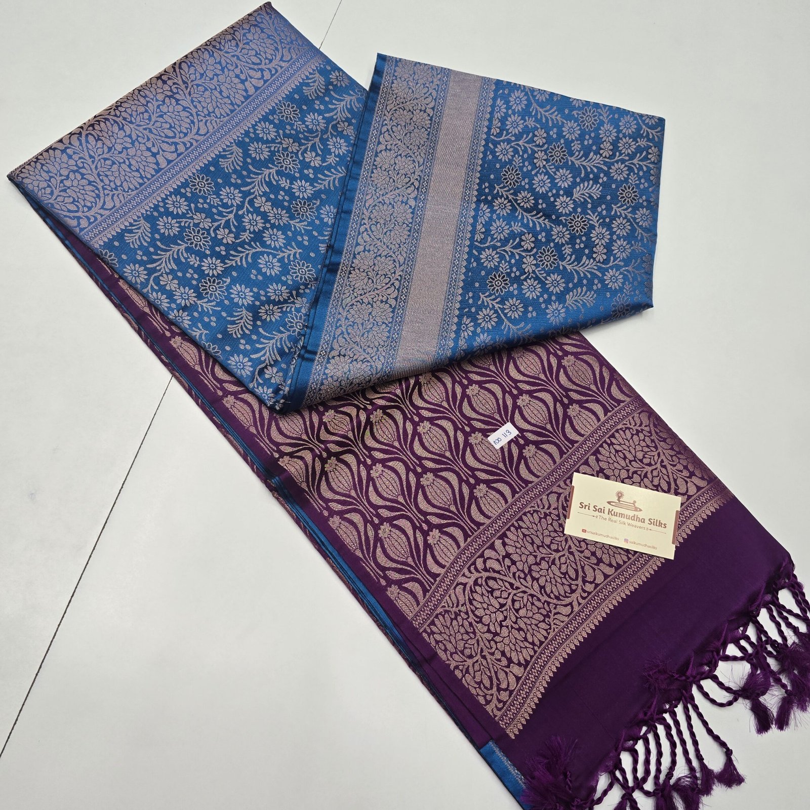 Kanchi Bridal Jari Brocade Semi Soft Silk Sarees