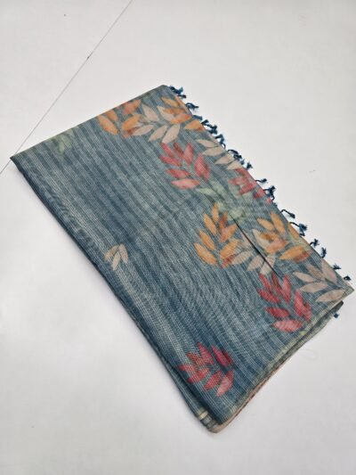 Tissue Cotton Printed Fancy Sarees