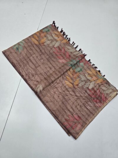 Tissue Cotton Printed Fancy Sarees