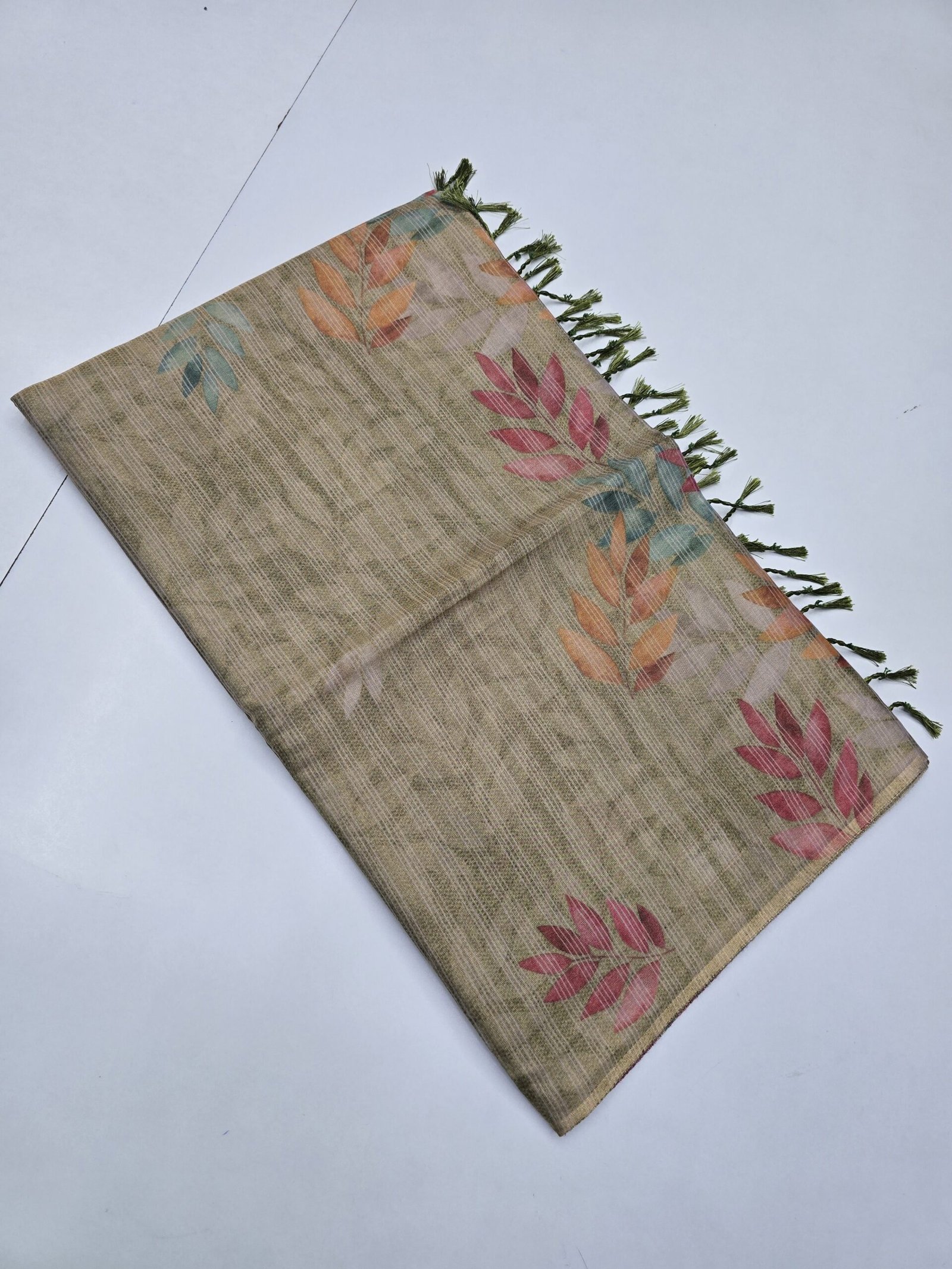 Jute Cotton Printed Fancy Sarees