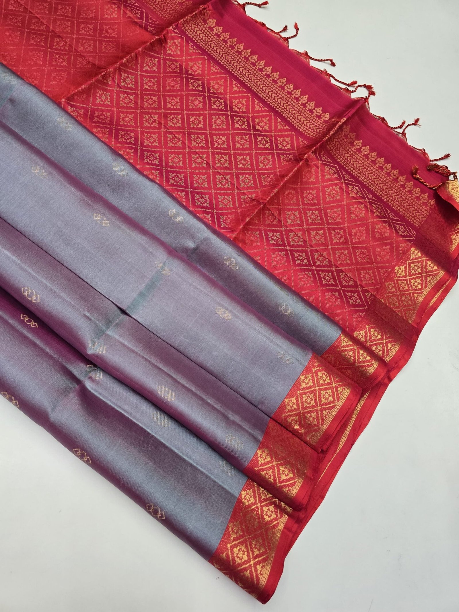 Handloom Jacquard Border Soft Silk Sarees With Silk Mark Certified